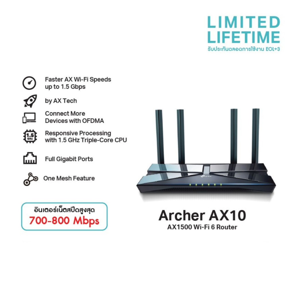 Jual Tp-link Archer AX10 AX1500 WIFI 6 Wireless Router Tplink AX