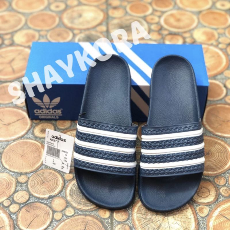 Sandal adidas slop pria adilette hitam grade original made in italy 38-44