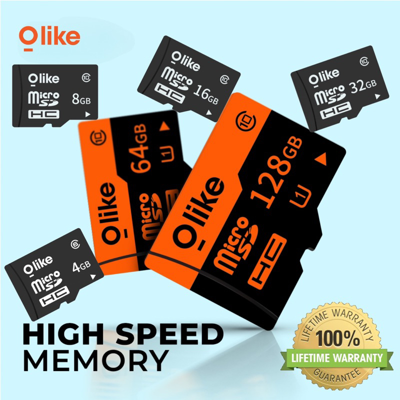 Jual MEMORI MicroSD Olike TF128G Class 10 Kapasitas 128GB High Speed ...