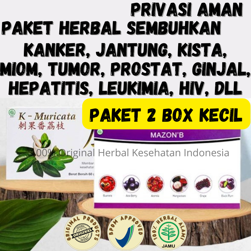 Jual PAKET HERBAL MAZON B K MURICATA 100% ORIGINAL DIJAMIN !!!! Jantung ...