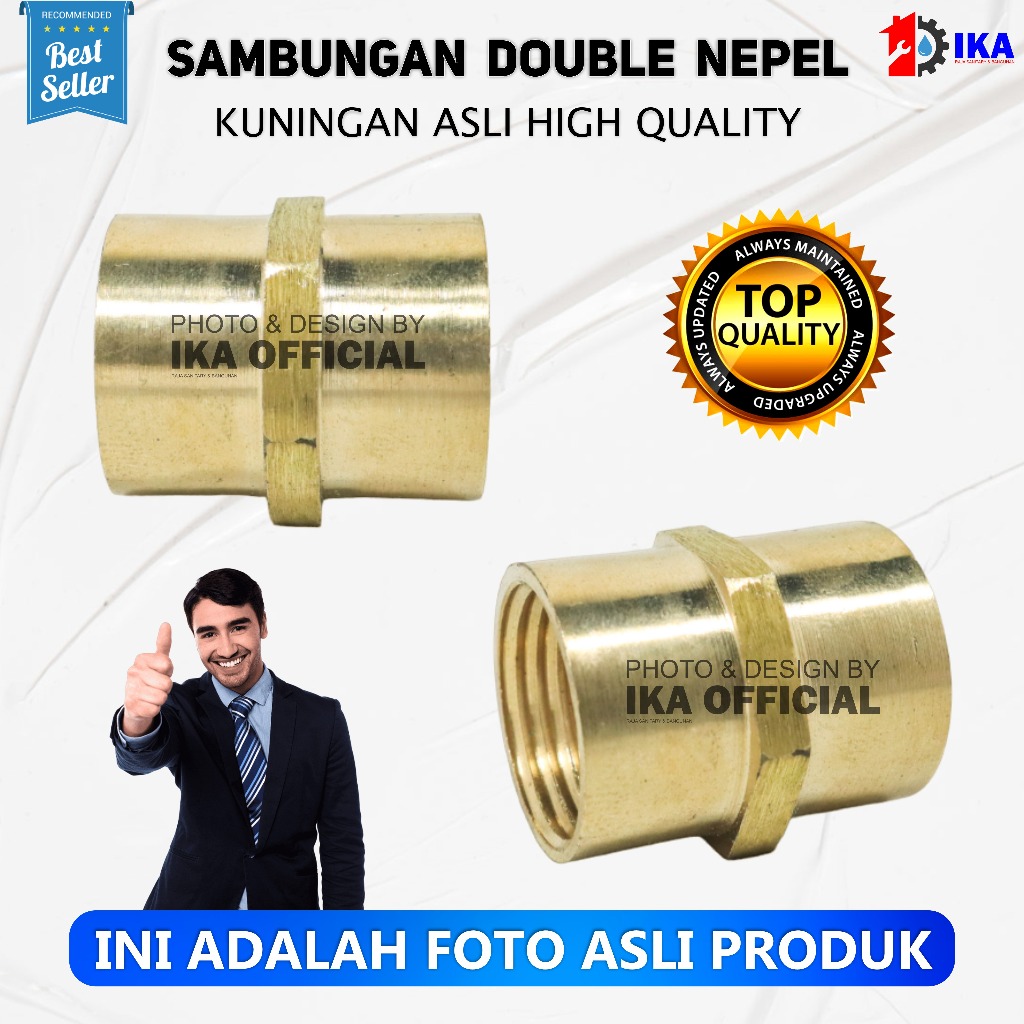 Jual SOK KRAN PENDEK 1/2 x 1/2