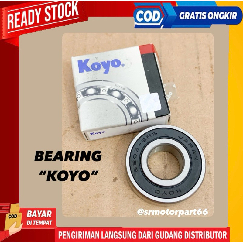 Jual BEARING 6203 MEREK KOYO (ASLI DAN ORIGINAL) | Shopee Indonesia