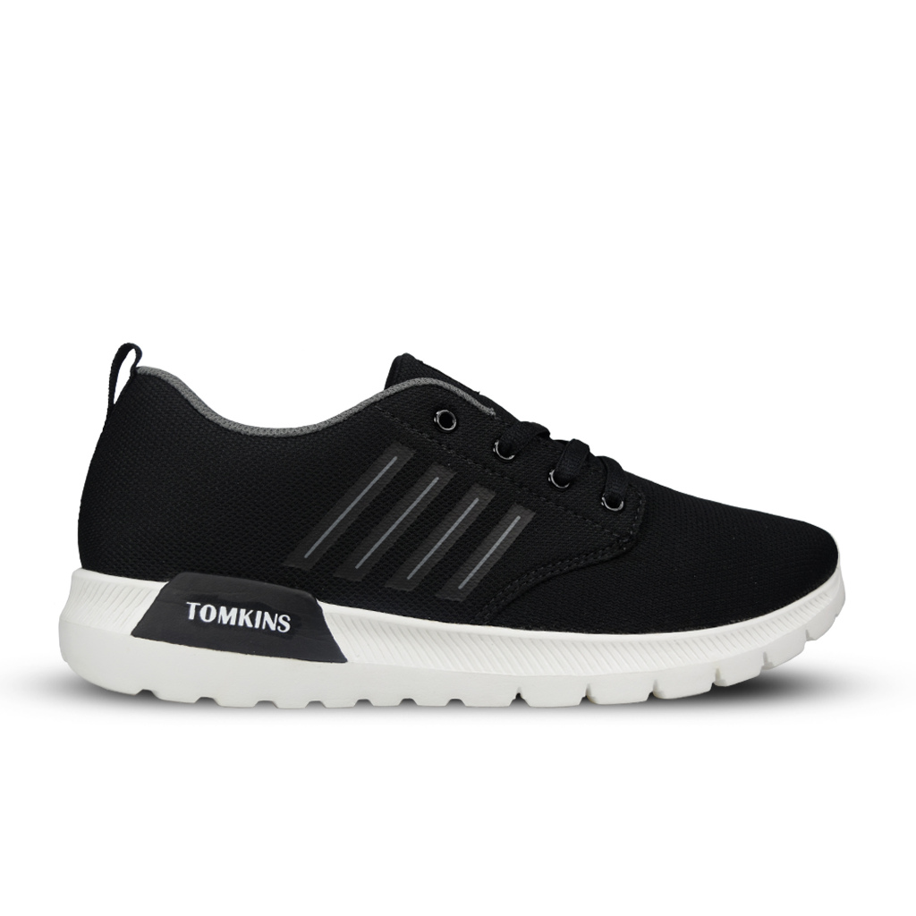 Jual Sneakers Casual TOMKINS - Winchester Alpha Black Grey Sepatu ...