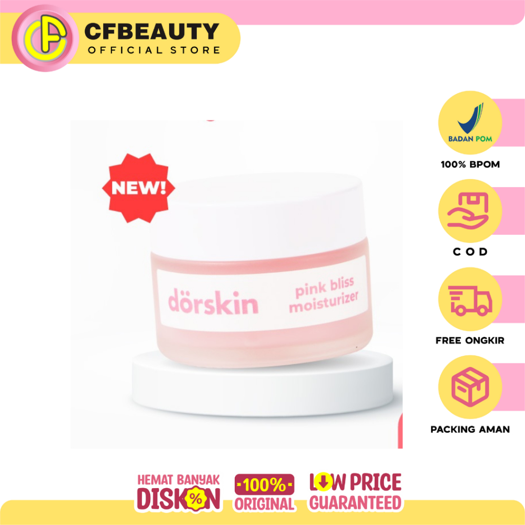 Jual Dorskin Pink Bliss Moisturizer Brightening Pelembap Pencerah