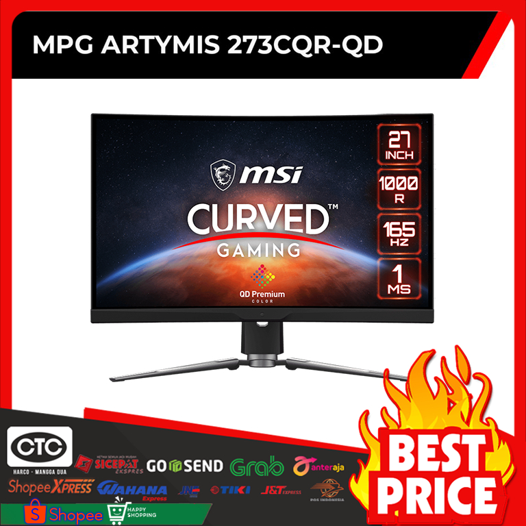 Jual Monitor Led Msi Mpg Artymis Cqr Qd Curved Wqhd Inch