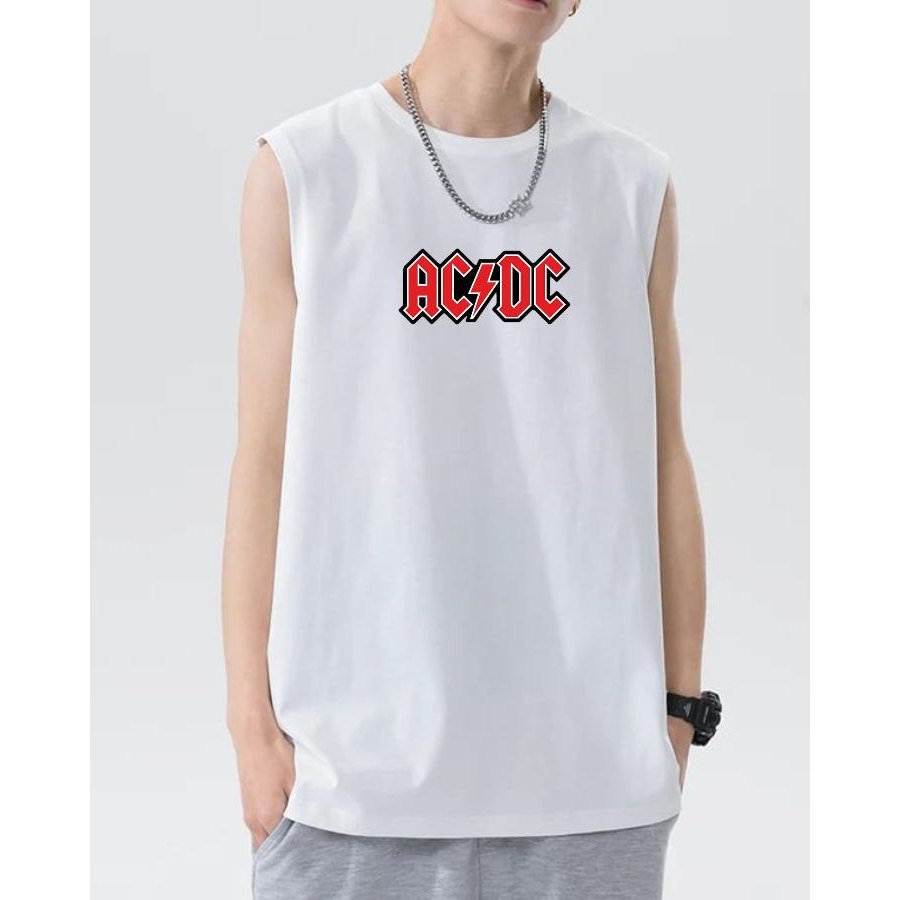 Jual KAOS SINGLET PRIA ACDC TERKEREN-SINGLET PRIA GYM SANTAI-SINGLET