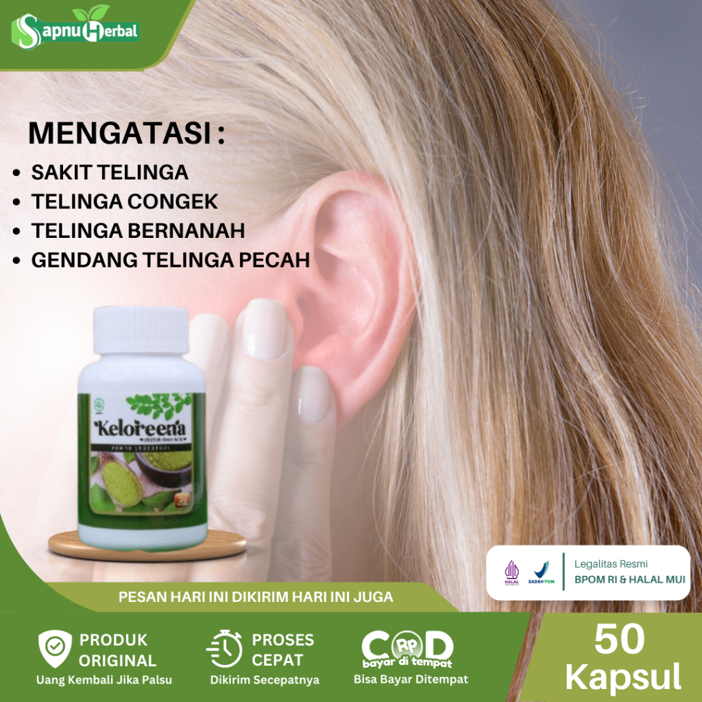 Jual Obat Telinga Congek, Telinga Bernanah, Telinga Berlendir Bau Busuk ...