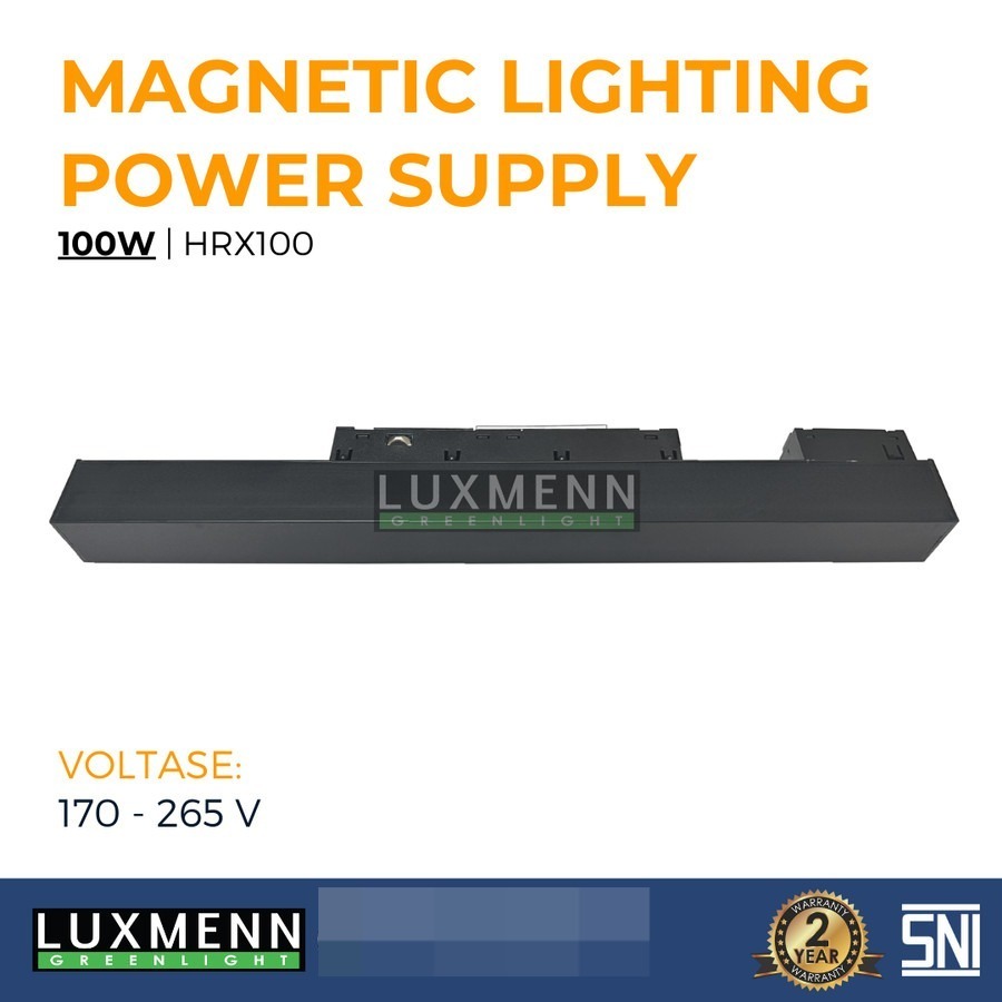 Jual LUXMENN LED Magnetic Track Light Power Supply, Seri HRX100 100 W ...