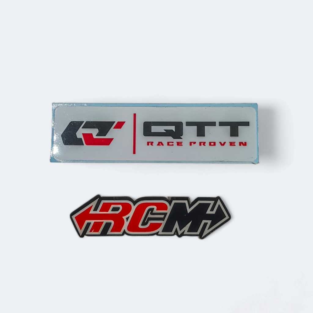 Jual 1BIJI STIKER STICKER LOGO EMBLEM CUTTING CUTING HOLOGRAM QTT RACE ...