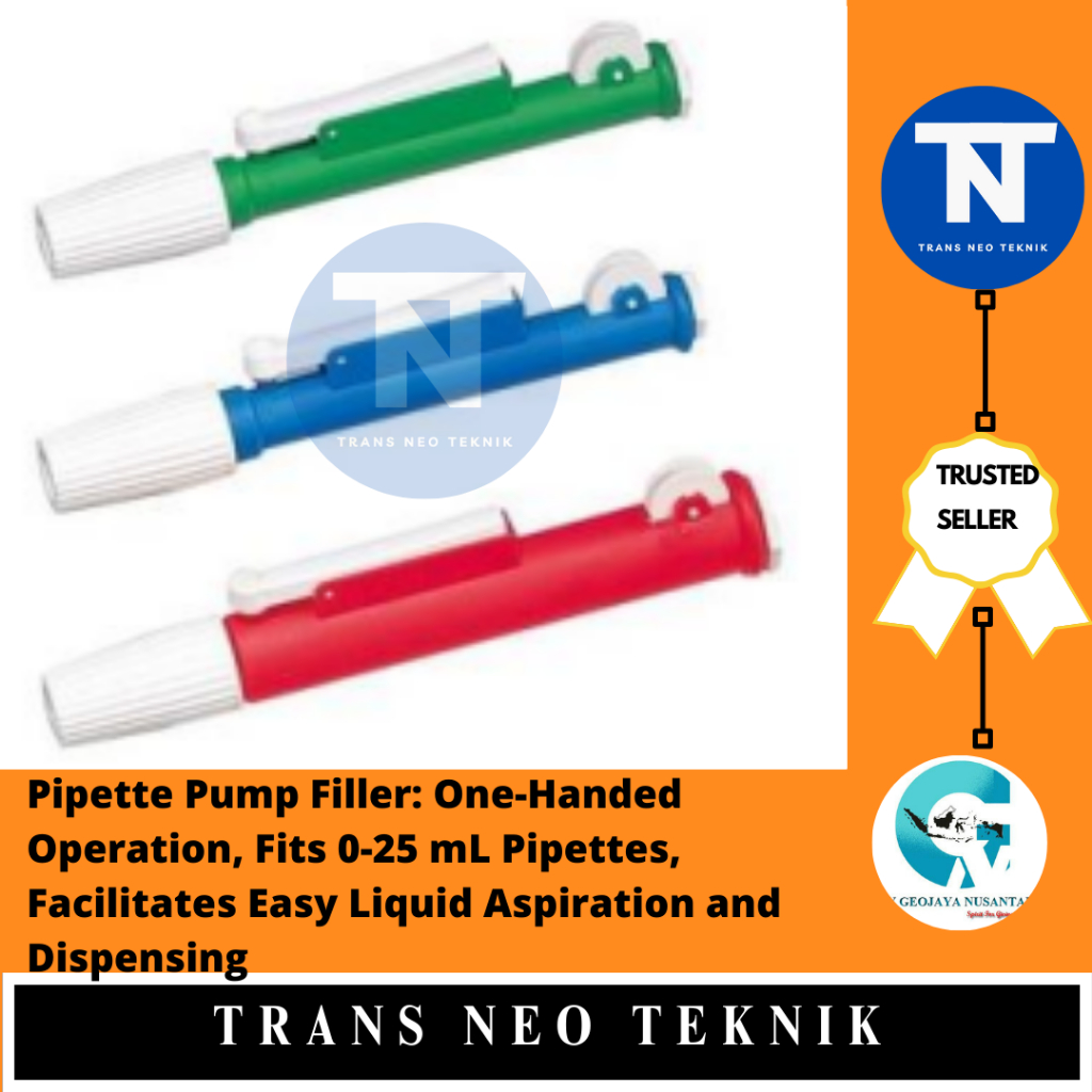 Jual Pipette Pump Filler OneHanded Operation, Fits 025 mL Pipettes