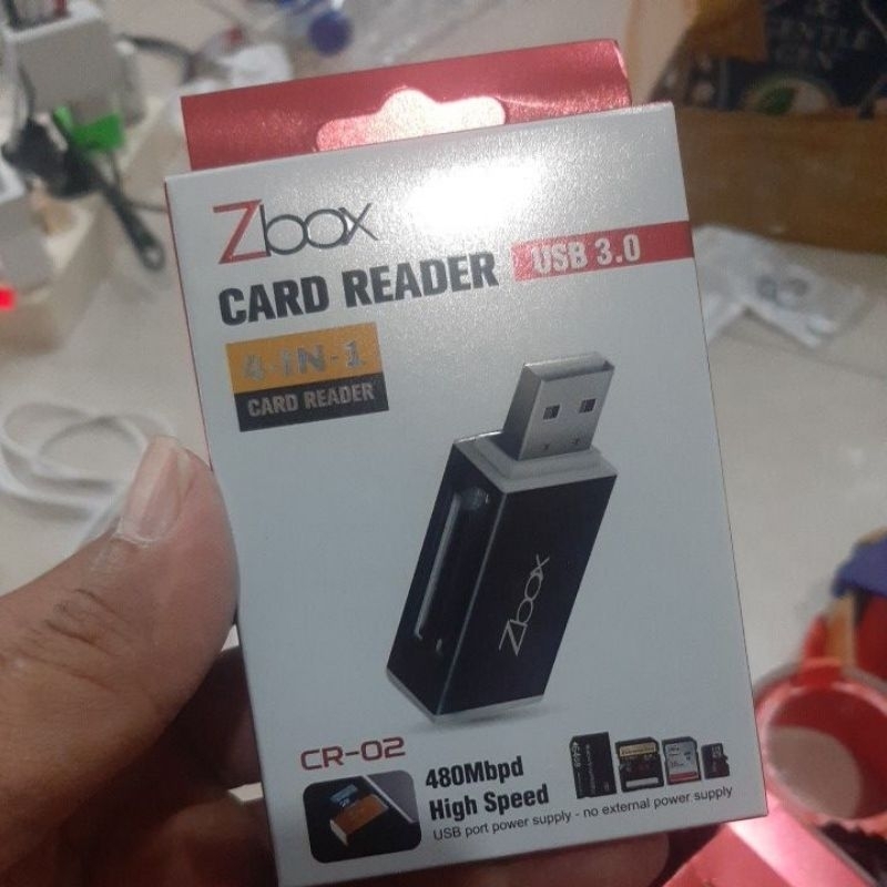 Jual Card Reader Zbox CR03/CR02 ORIGINAL ZBOX | Shopee Indonesia