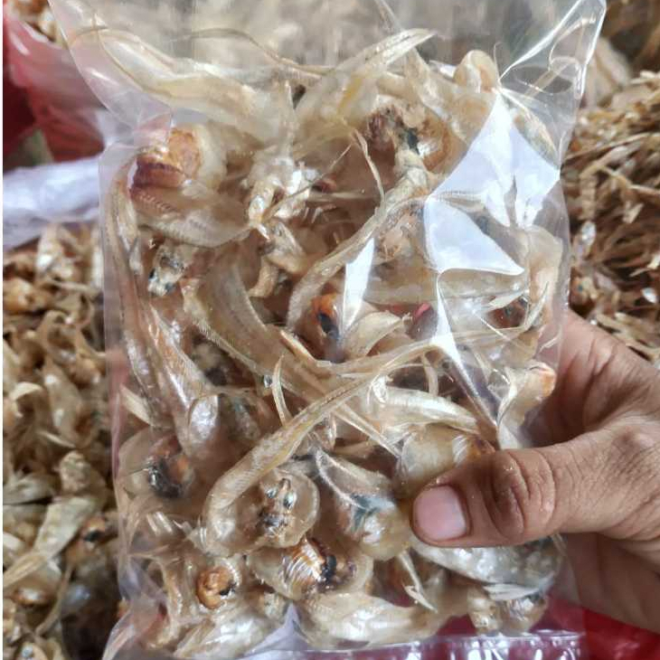 Jual Ikan Asin Bulu Ayam Gram Mengkellung Belah Kering Shopee