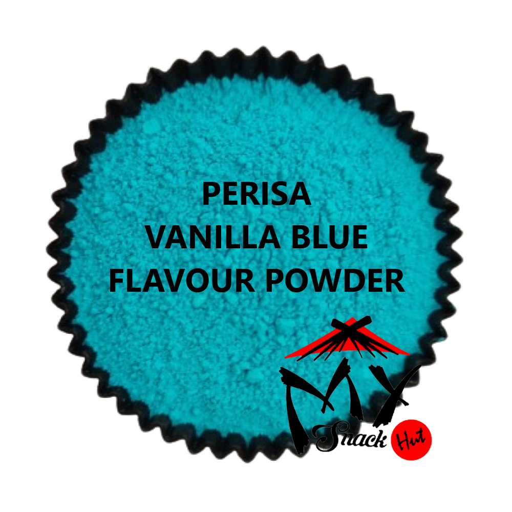 Jual VANILLA BLUE FLAVOUR POWDER 50GR - PERISA VELVET BIRU VANILA CAKE ...