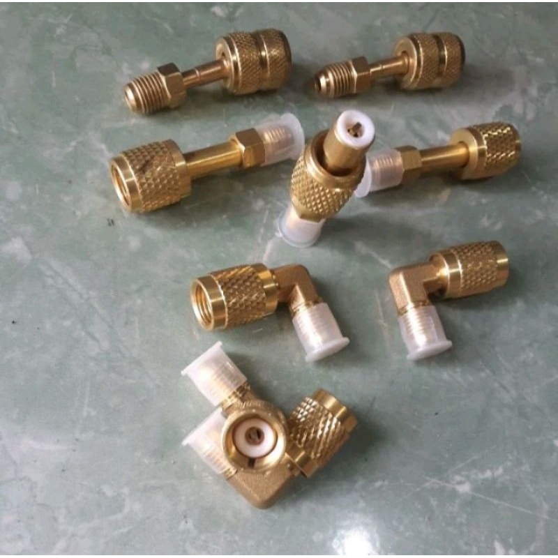 Jual ADAPTOR nepel R32-R410 sambunga pakai selang R22 | Shopee Indonesia