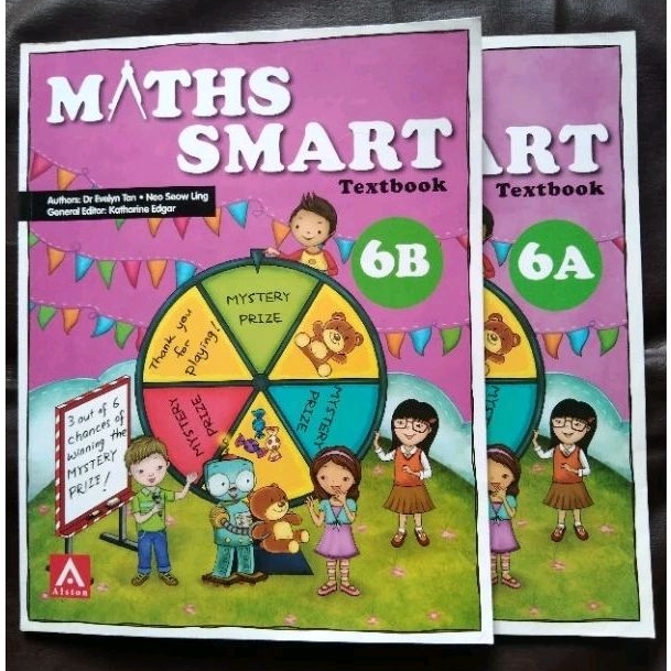 Jual Buku Kelas 6 SD MATHS SMART Textbook 6A & 6B By Dr Evelyn Tan ...