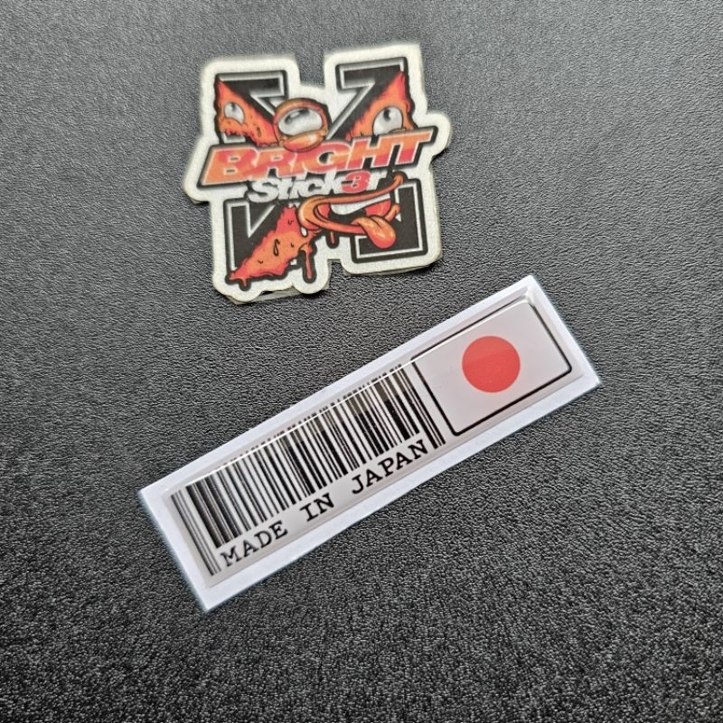Jual Stiker Sticker Emblem MADE IN JAPAN Barcode Timbul | Shopee Indonesia