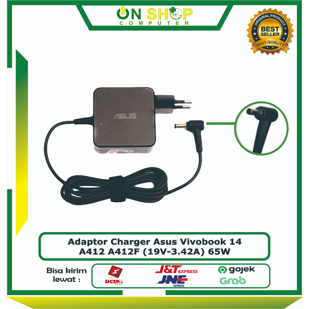 CYD 65W Chargeur-Adaptateur pour ASUS X200CA F200MA