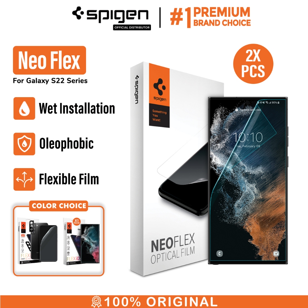 2x Películas Hidrogel Samsung Galaxy S21 Ultra Spigen Neo Flex HD