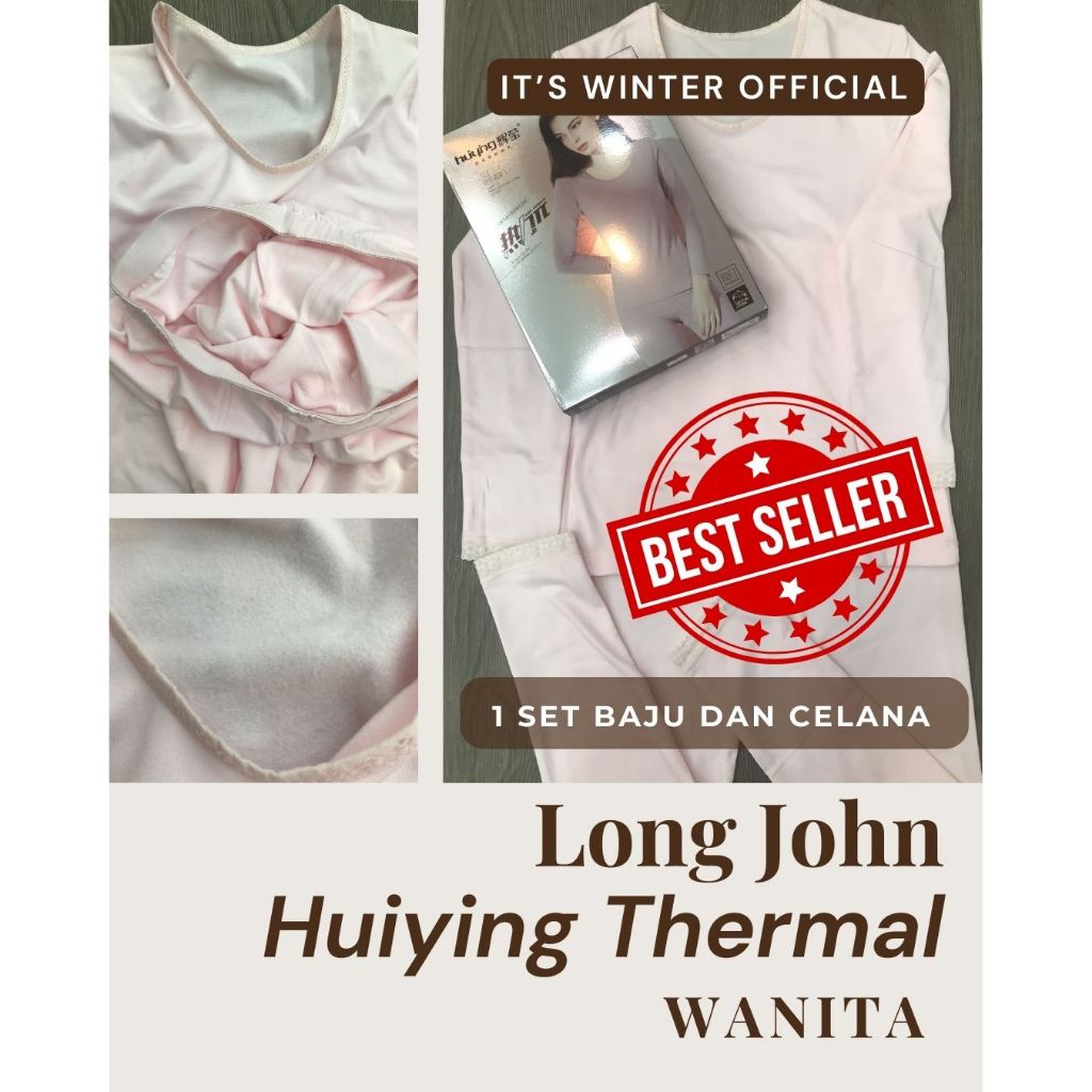 Jual Long John Wanita Huiying Pakaian Dalam Musim Dingin Baju Dalam ...