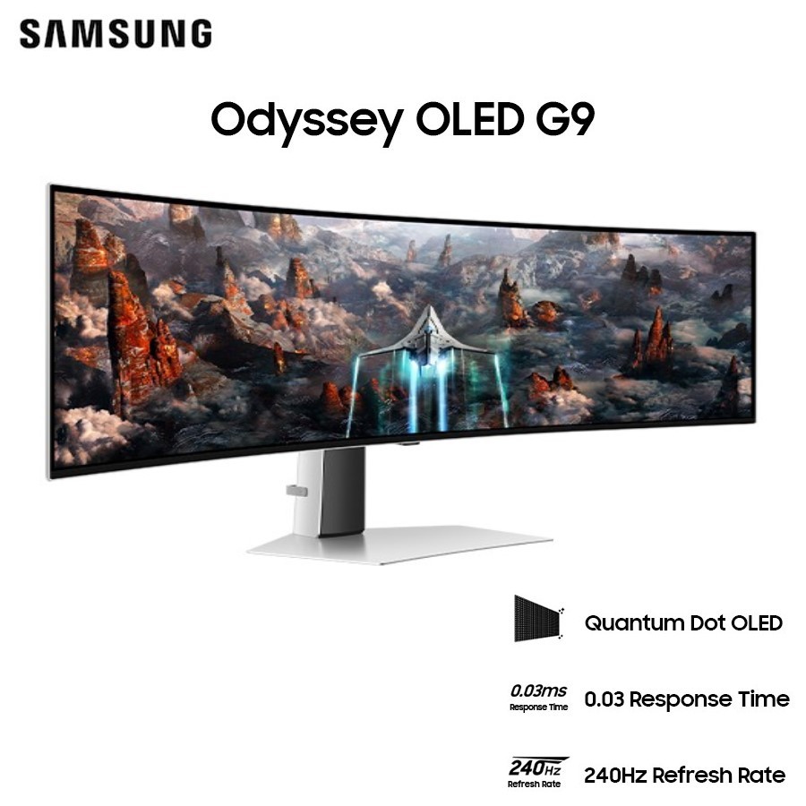 Jual Samsung Odyssey OLED G9 S49CG934 49" Gaming Monitor - DQHD 240Hz 0 ...