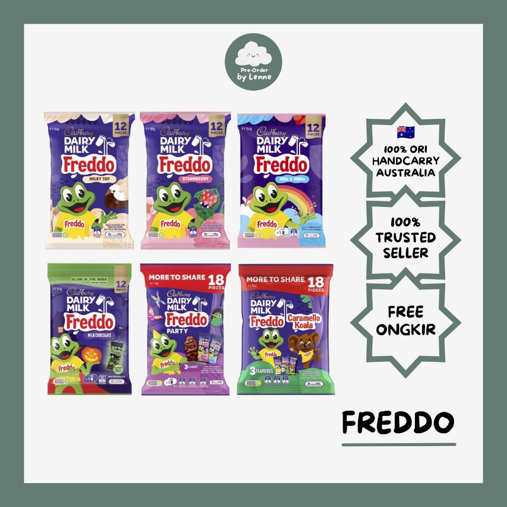 Jual CADBURY DAIRY MILK Chocolate FREDDO Sharepack 12 Packs / 18 Packs