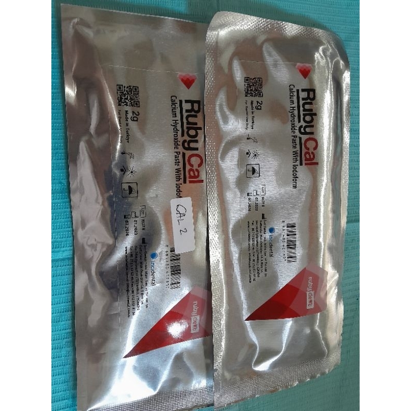 Jual CALCYL, CAL-EXEL, CALCIUM HYDROXIDE/ CAOH) 2g, ruby cal calcium ...