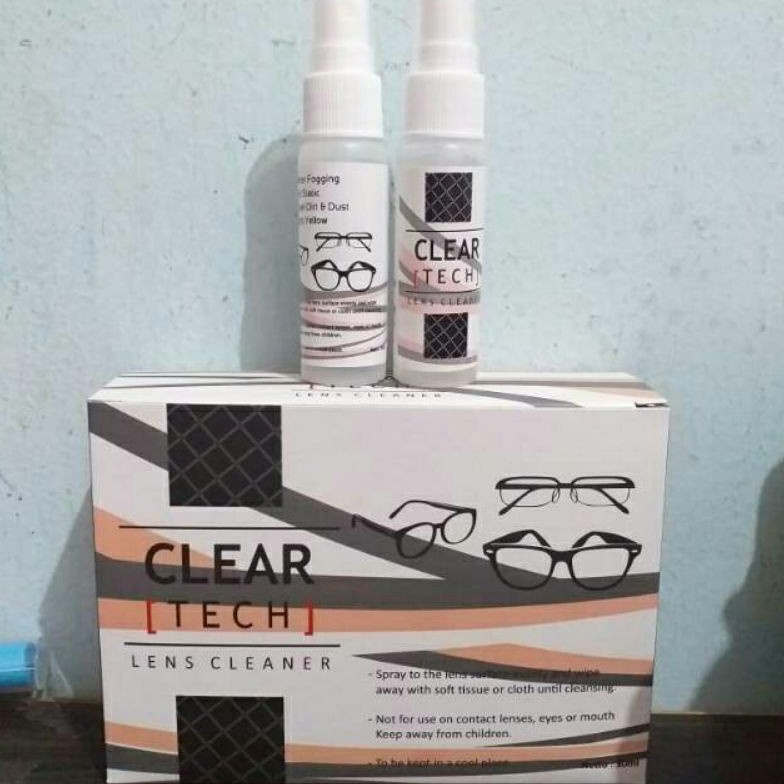 Jual HARGA PROMO : PEMBERSIH CLEAR TECH Lensa 30ml ( 1box=12btl) 7282 ...
