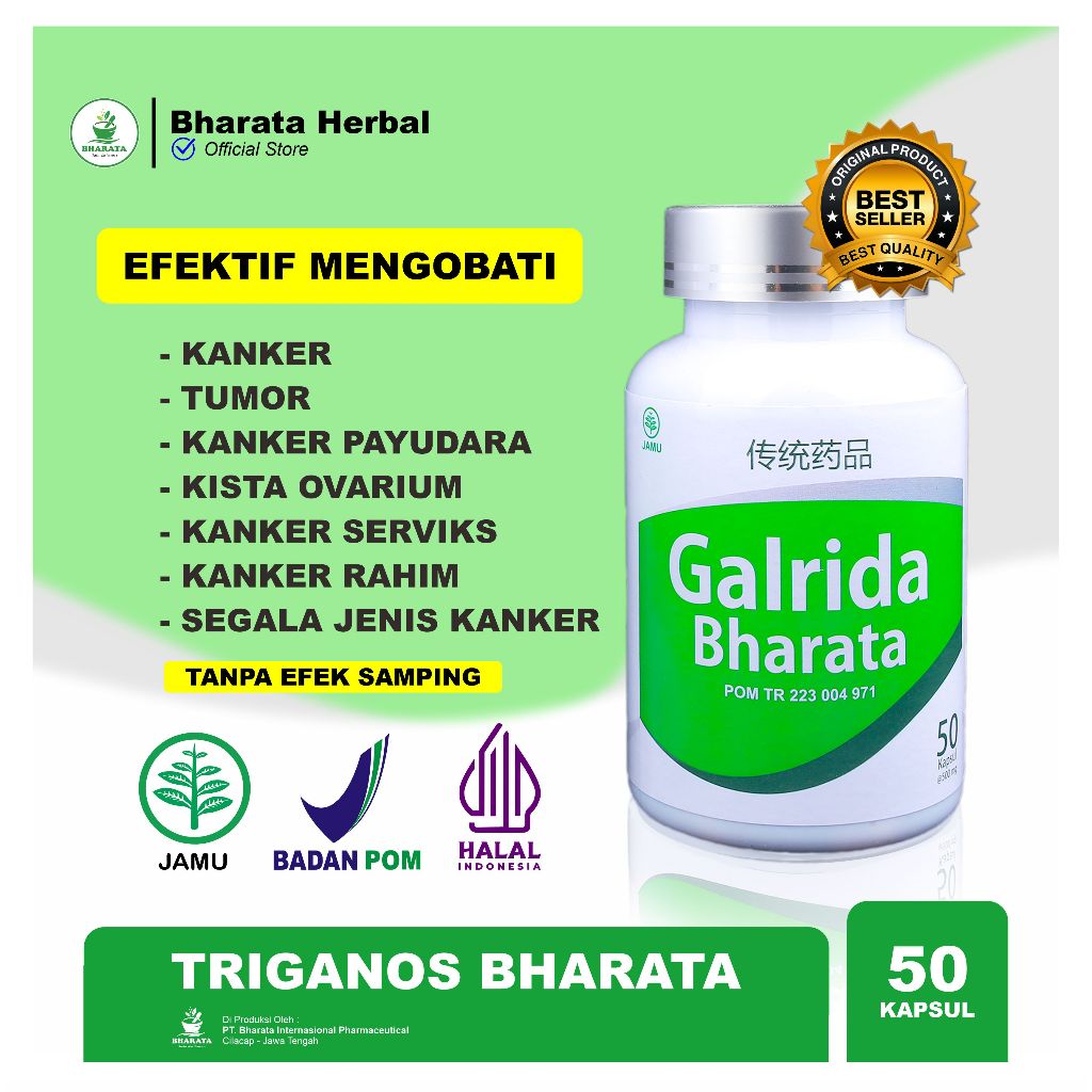 Obat Kanker Paling Ampuh - Obat Tumor Ganas Jinak Herbal - Obat Segala Jenis Benjolan - Galrida Bharata Asli 100% Original