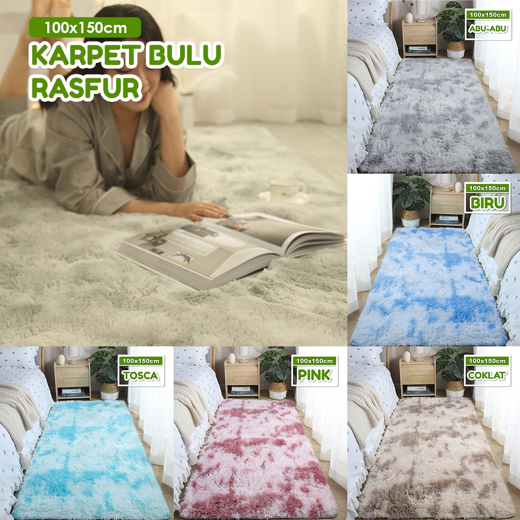 Jual PARTYHOUSE Karpet Bulu Halus Rasfur/Karpet Bulu Halus TERMURAH ...