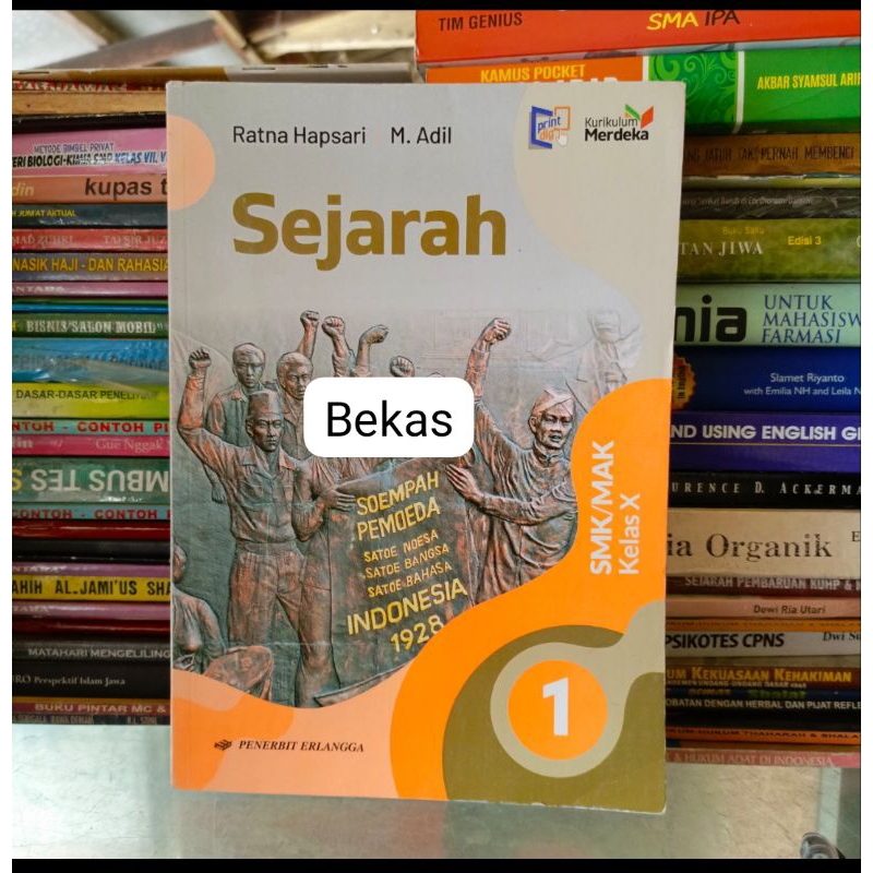 Jual SEJARAH SMA Kelas 10 Kurikulum Merdeka Penerbit Erlangga | Shopee ...