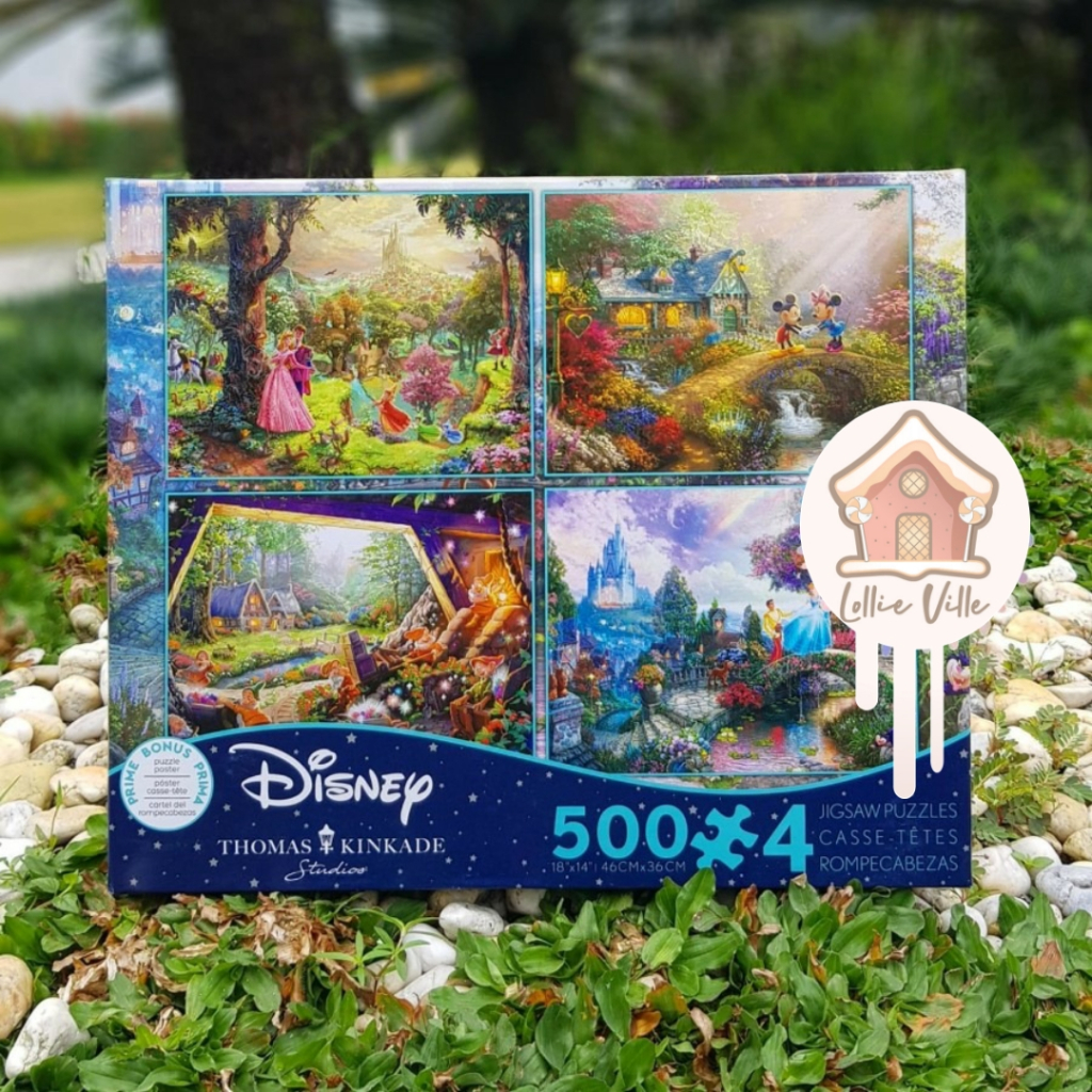 Jual Sleeping Beauty Mickey Mouse Snow White & Seven Dwarfs 4 in 1 ...