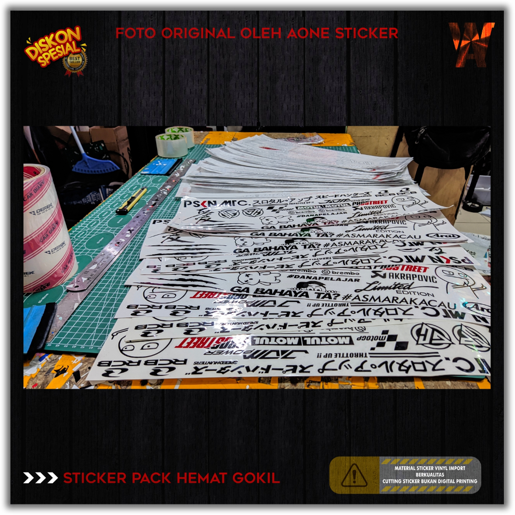Jual Stiker Ga Bahaya Ta? Paket psknmtc gc sp cakar speedhunter Cutting ...