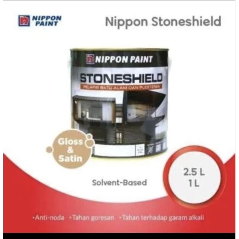 Jual NIPPON STONESHIELD/Cat Batu Alam murah/pernis batu alam | Shopee