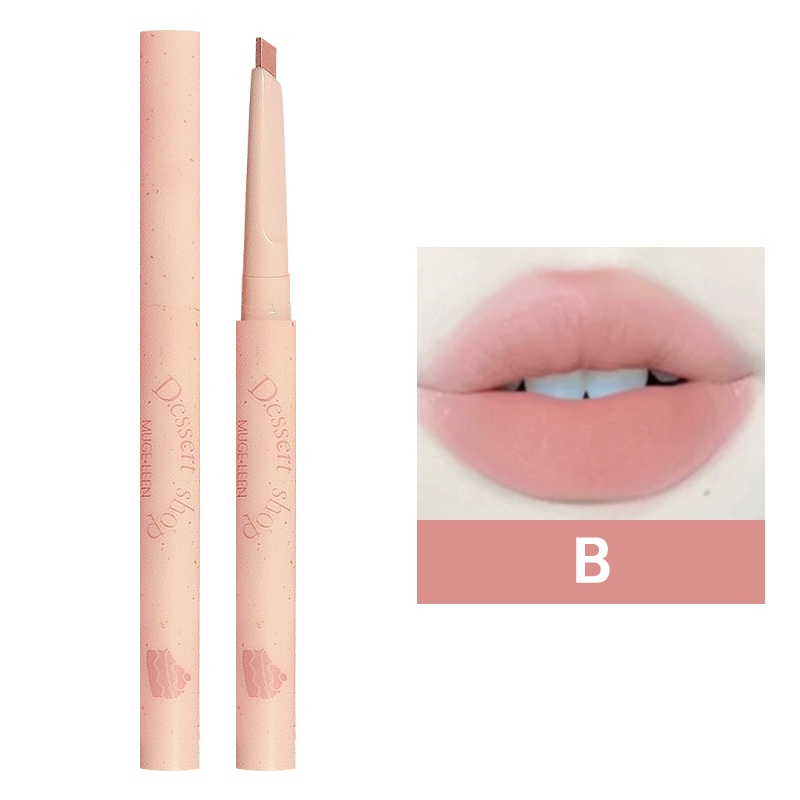 Jual Codcappuvini Lip Liner Pencil Matte Lipstick Nude Color Lipstick