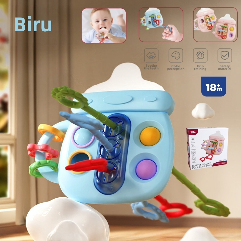 Jual NODIA Mainan Edukasi Bayi Multifungsi Pop It Teether Sensorik