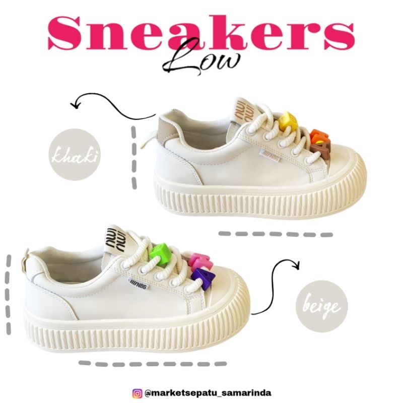 Jual Sneakers Low jibbitz AH | Shopee Indonesia