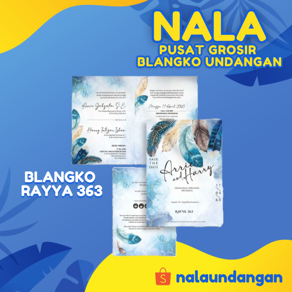 Jual Blangko Undangan Rayya 363 | Pusat Grosir Blangko | NalaUndangan ...