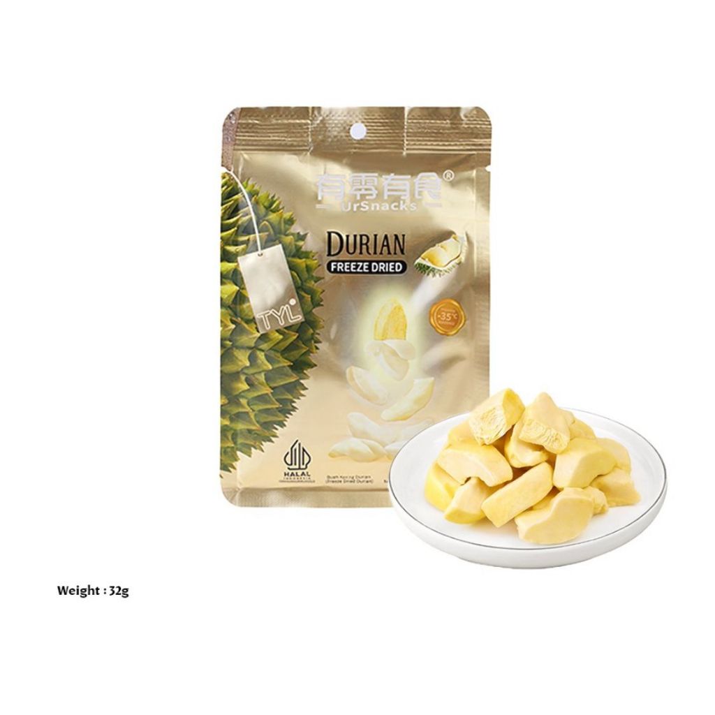 Jual Keripik Buah Durian Thailand Freeze Dried Durian Sehat Halal