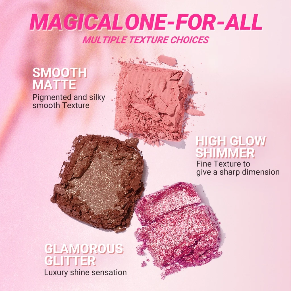 Palet Eyeshadow Dazzle Me untuk Traveling - 8 Warna Makeup Mata Matte Alami BPOM