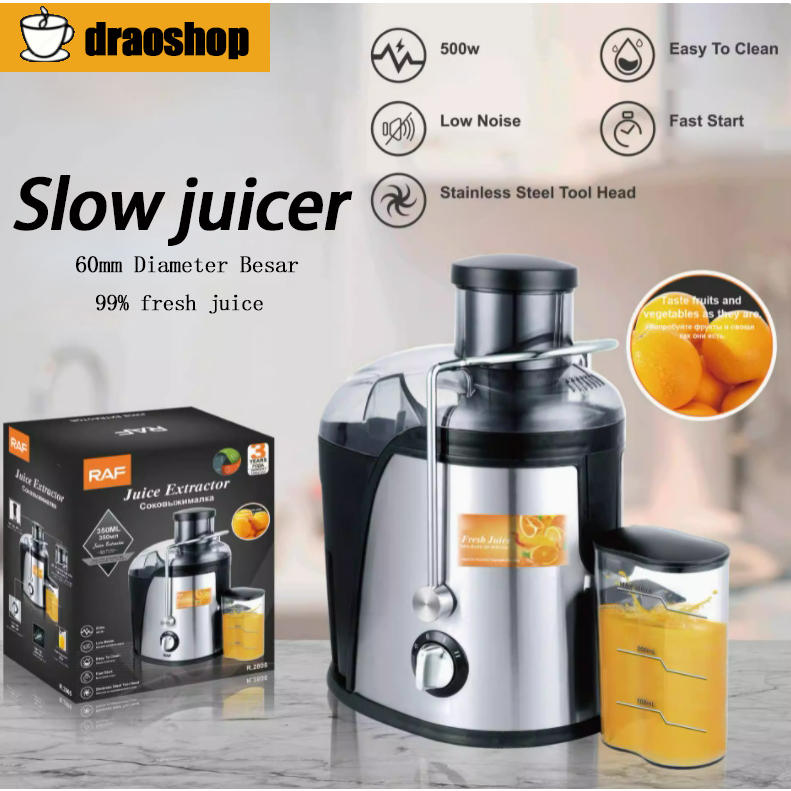 Jual Slow Juicer blender 99 Fresh juicer tanpa ampas 450ml Kapasitas besar juicer jus buah