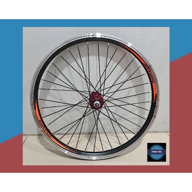 Jual Sepasang Wheel Set Atlantis 20 x 175 36 Hole × Bitex Velg Jadi ...