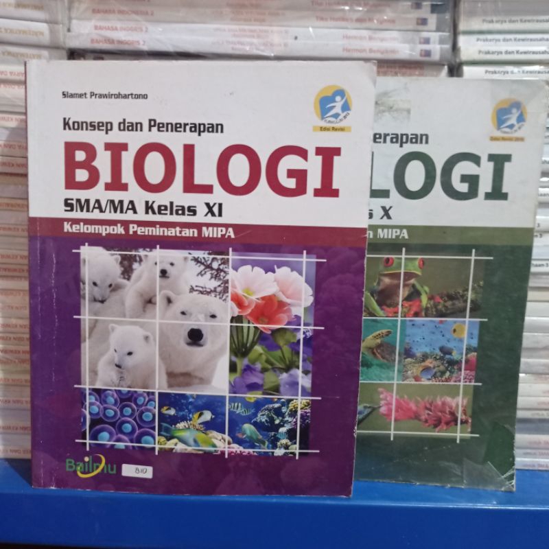 Jual Buku Bekas Kurikulum 2013 Edisi Revisi BIOLOGI UNTUK SMA/MA KELAS ...