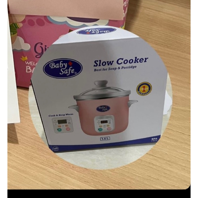 Jual Baby Safe Digital Slow Cooker Multifungsi LB06D Perlengkapan MPASI 1.5L 1,5L BBS Shopee