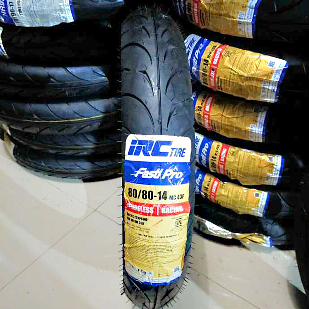 Jual Paket Ban Soft Compound Motor Matic IRC FASTI PRO 80/80-14 + 90/80 ...