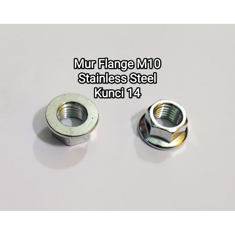 Jual Mur Flange M Kunci Stainless Steel Shopee Indonesia