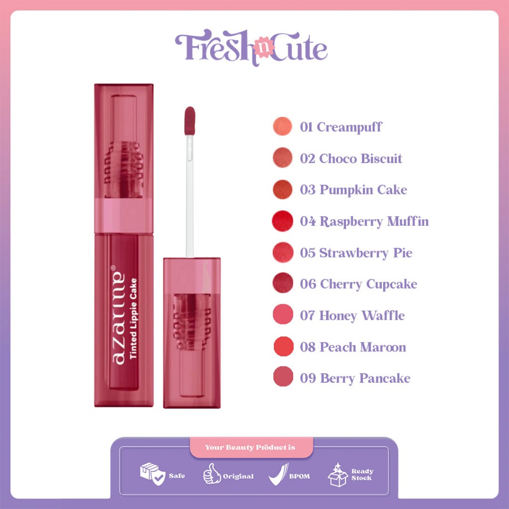 Jual AZARINE - Tinted Lippie Cake | Shopee Indonesia