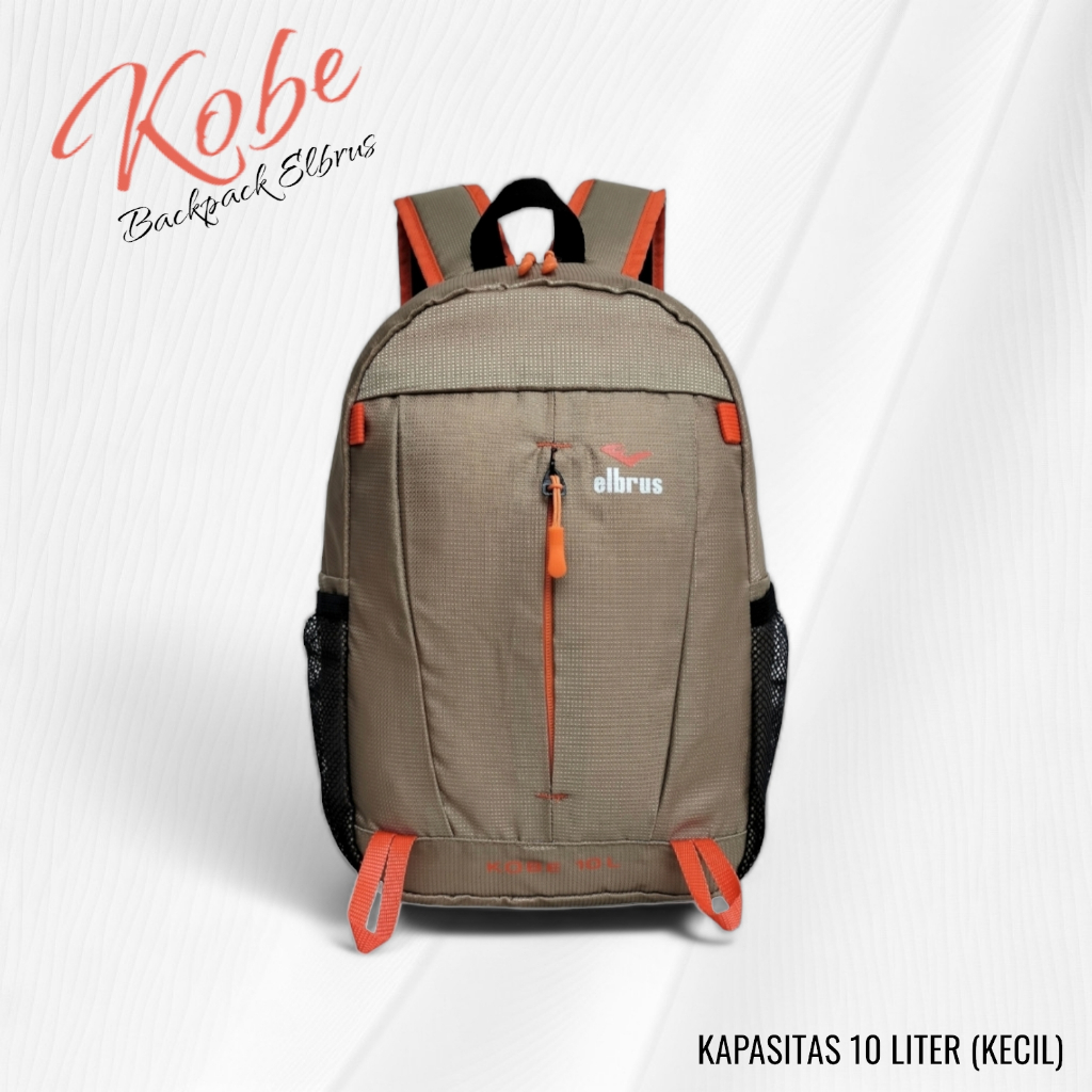 Tas Ransel Mini Backpack Outdoor Elbrus Kobe 10L + Free Raincover