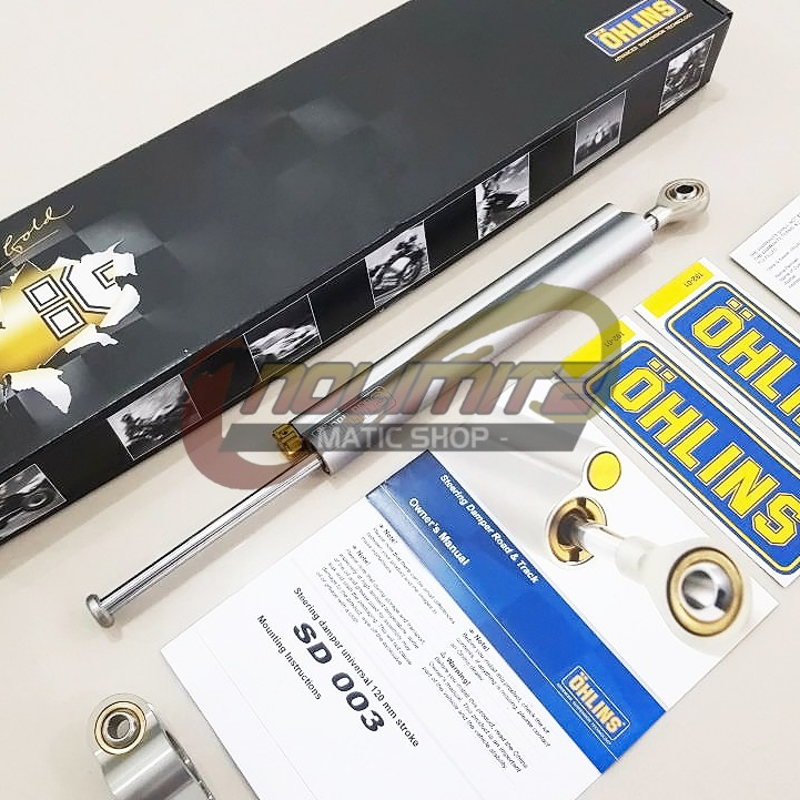 Jual Steering Damper Stabilizer Stang OHLINS SD 003 Stroke 120 TI