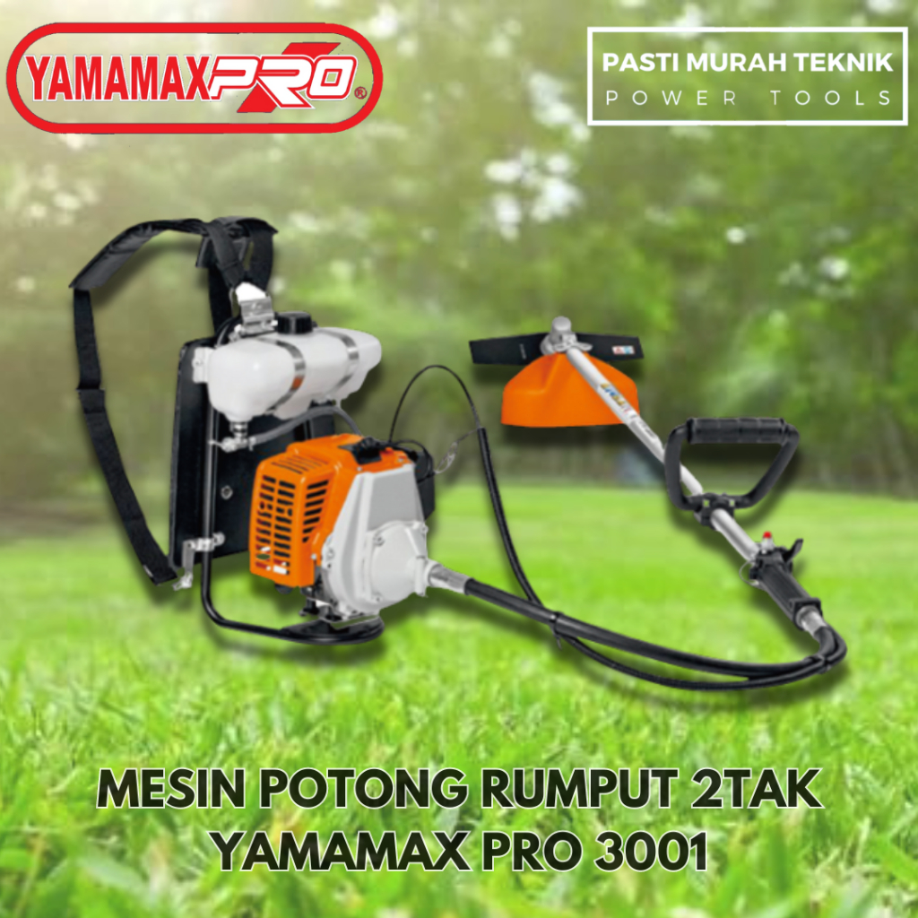 Jual MESIN POTONG RUMPUT GENDONG/BRUSH CUTTER YAMAMAX | Shopee Indonesia