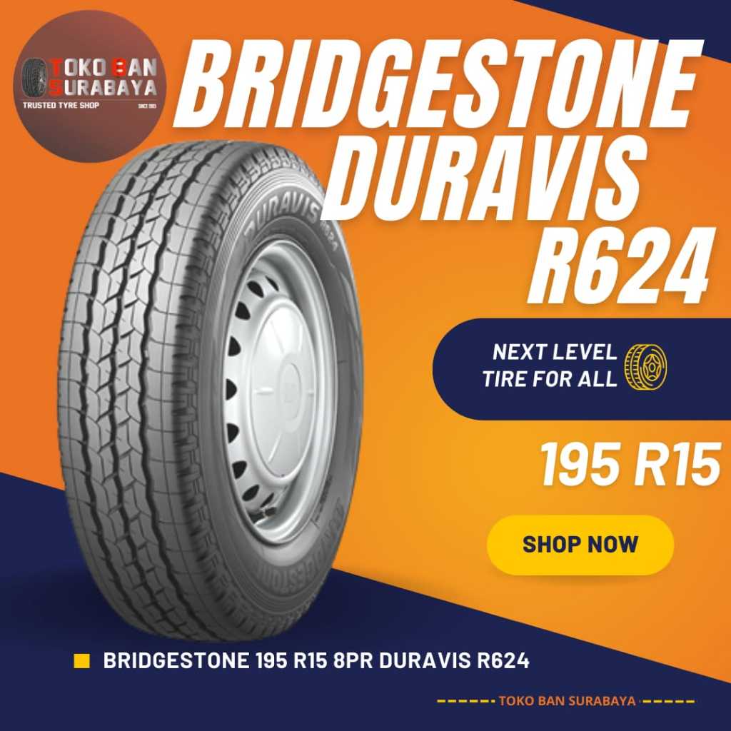 Jual Bridgestone BS 195 R15 8PR 195R15 195/15 195-15 195/R15 8 PR R15 R ...